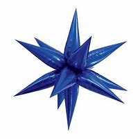 Pkg 19" Royal Blue Starburst